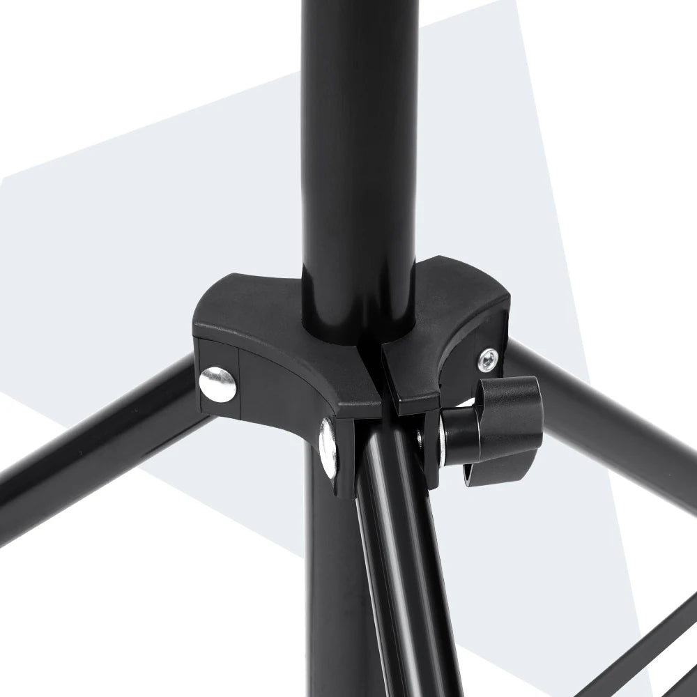 Draagbaar Selfie Lichtstatief 37–200 cm – Verstelbaar Tripod voor Smartphone, Camera en LED Ringlicht