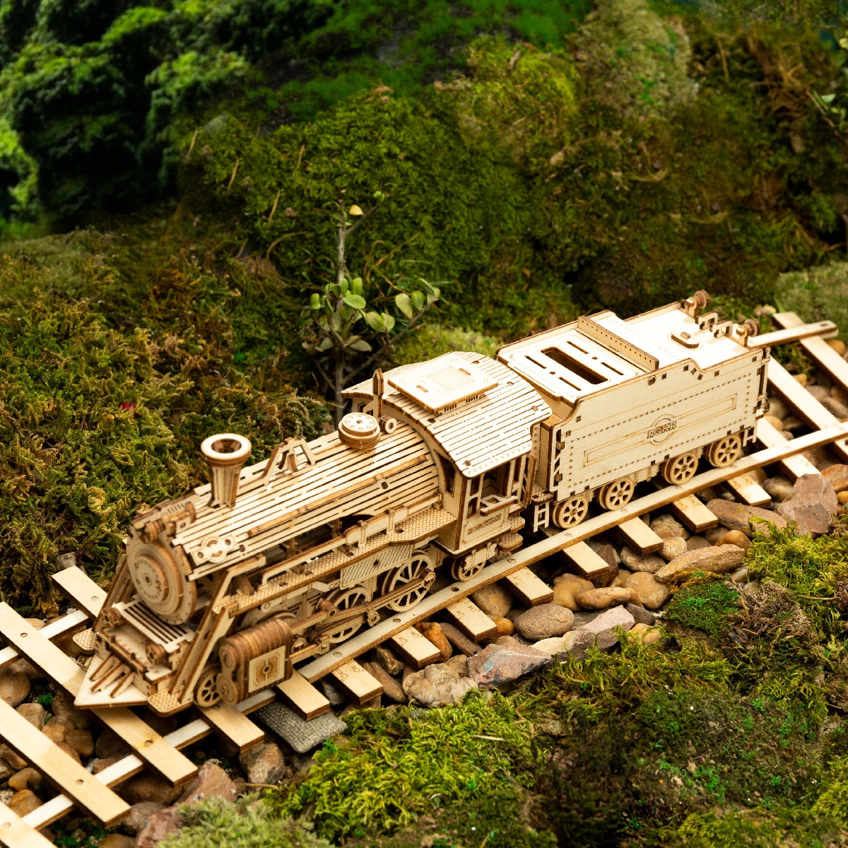 3D Houten Puzzel Model – Stoomtrein, Auto & Jeep – Educatief Bouwpakket DIY voor Kinderen en Volwassenen