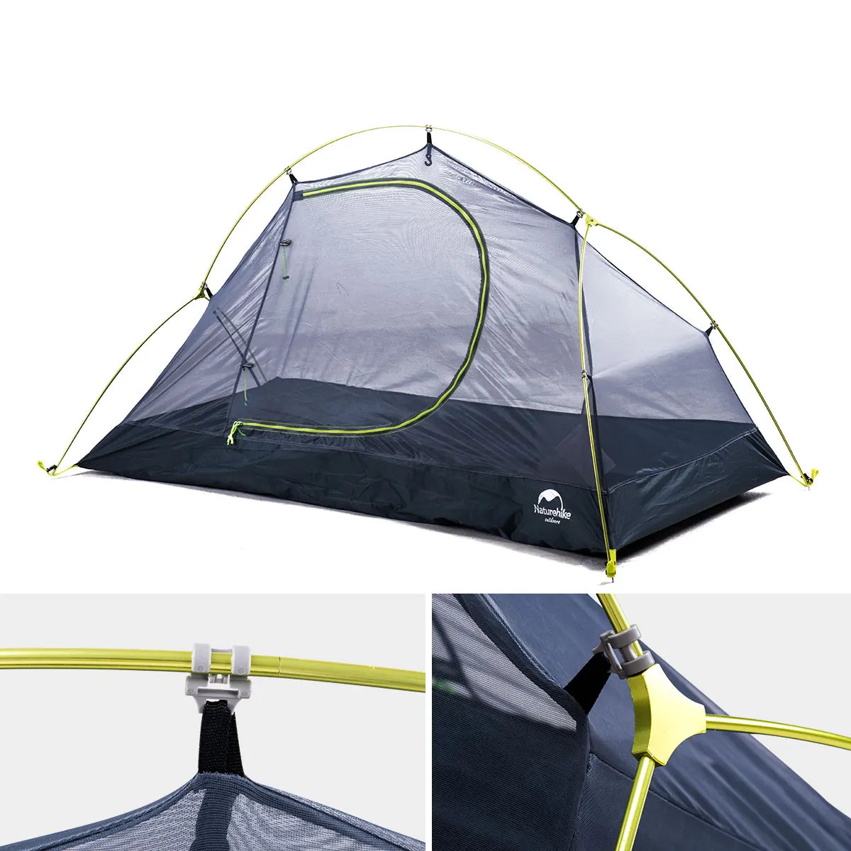 Ultralichte 1-Persoons Fietstent – Waterdichte Trekkingtent voor Backpacken en Kamperen