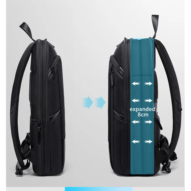 Waterdichte 15,6" Laptop Rugzak – Grote Draagcapaciteit, Comfortabel & Duurzaam Voor Zakenreizen en Motoravonturen