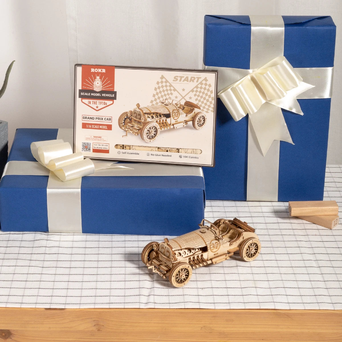 3D Houten Puzzel Model – Stoomtrein, Auto & Jeep – Educatief Bouwpakket DIY voor Kinderen en Volwassenen