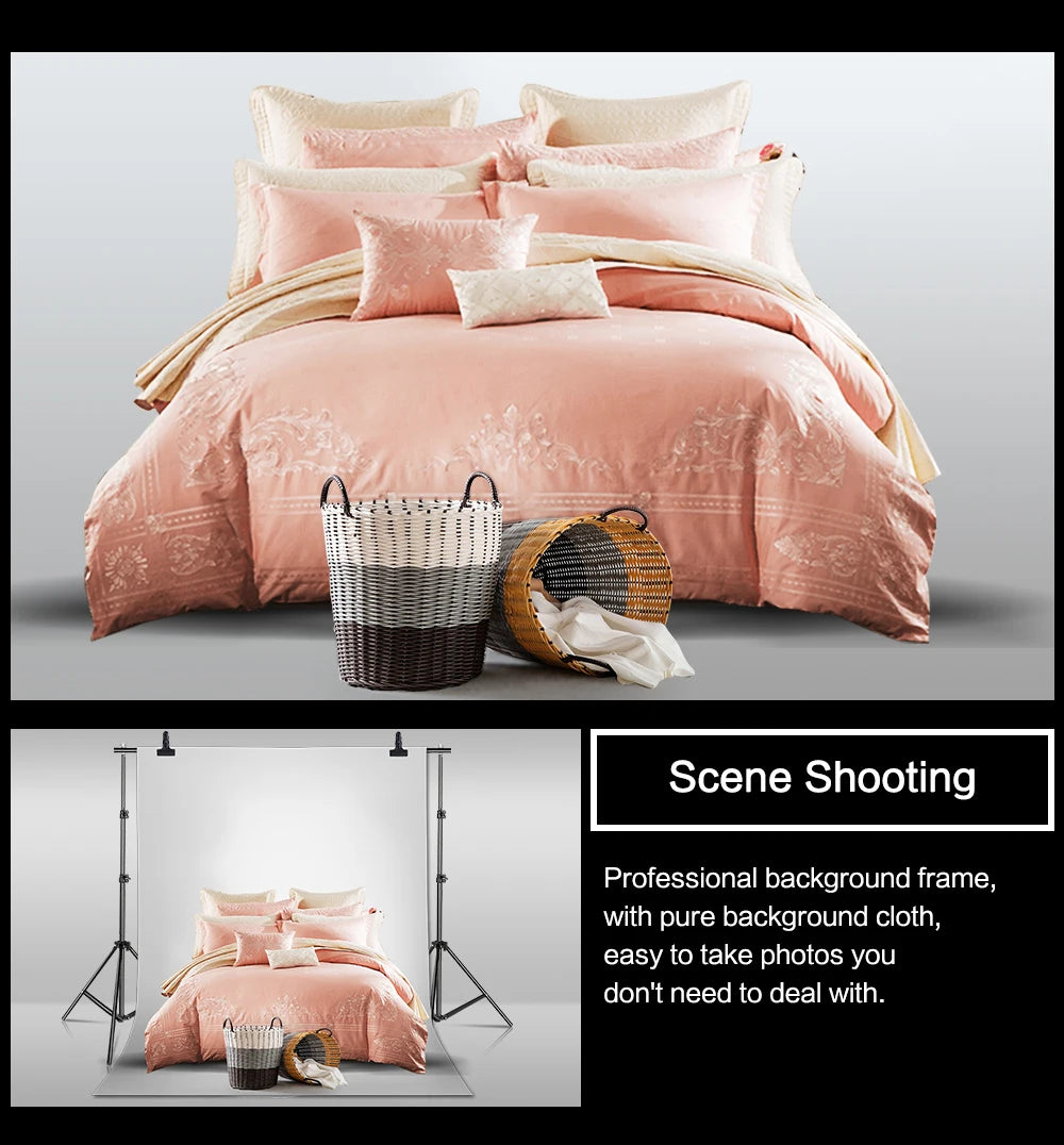 Verstelbare Achtergrond Steun Kit – Fotografie Statief Systeem met Draagtas – Professionele Fotostudio Achtergronden