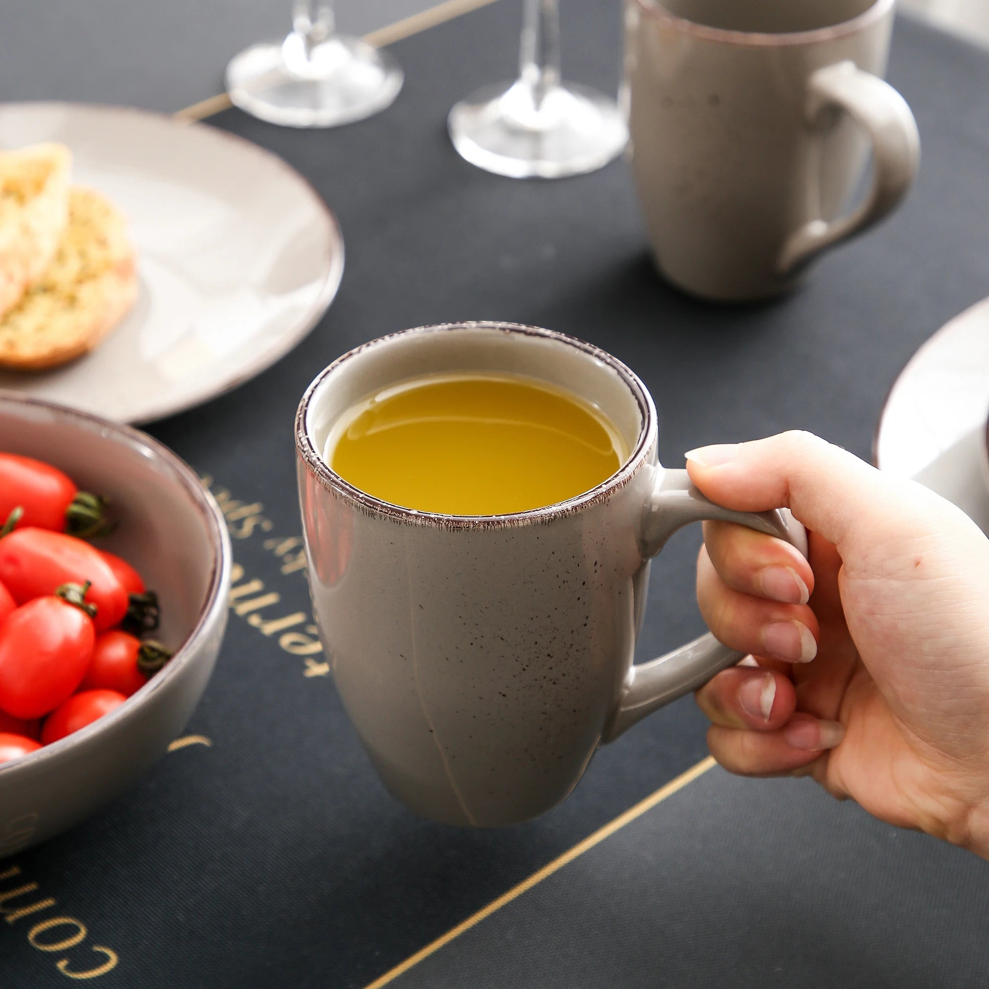 Serviesset 16/32/48-delig – Keramisch Steengoed Servies – Modern & Vintage Design