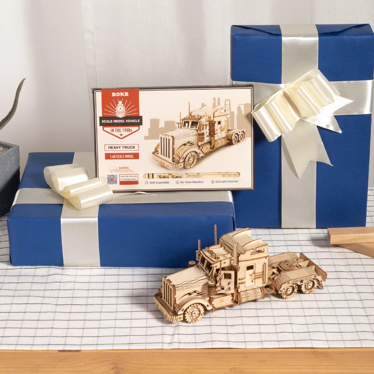 3D Houten Puzzel Model – Stoomtrein, Auto & Jeep – Educatief Bouwpakket DIY voor Kinderen en Volwassenen