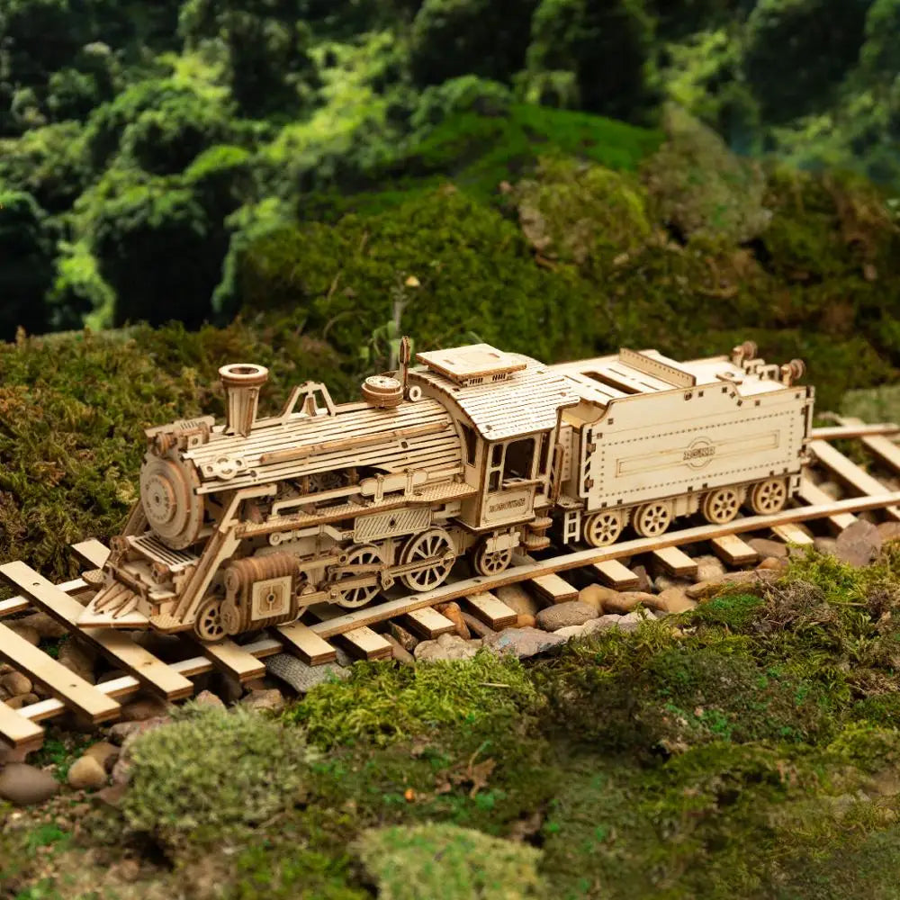 3D Houten Puzzel Model – Stoomtrein, Auto & Jeep – Educatief Bouwpakket DIY voor Kinderen en Volwassenen