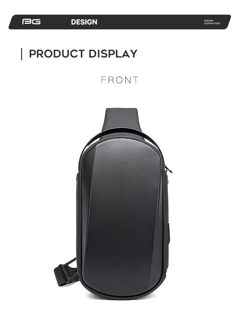 Waterdichte USB Crossbody Tas – Multifunctionele Sling Bag Voor Reizen & Dagelijks Gebruik