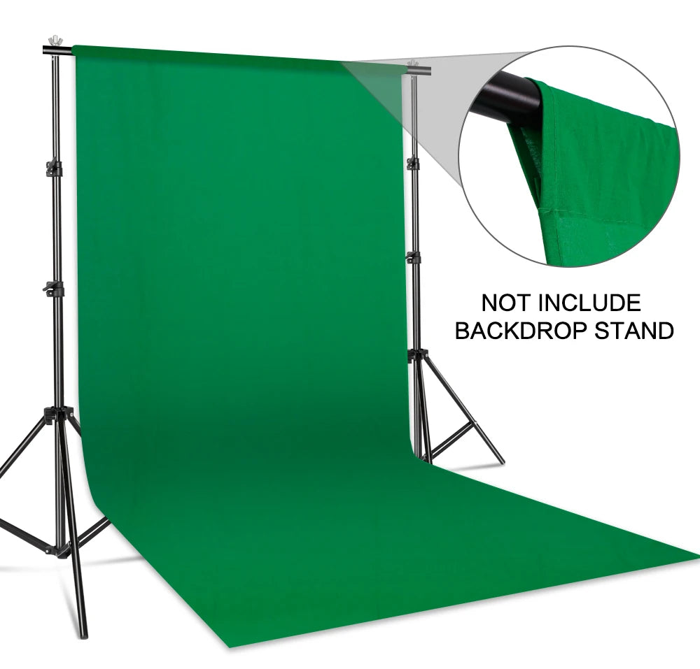 Professioneel Groen Muslin Achtergronddoek – Chromakey Greenscreen voor Fotografie en Video – Slijtvast & Kreukbestendig
