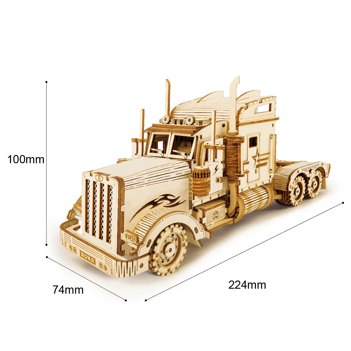 3D Houten Puzzel Model – Stoomtrein, Auto & Jeep – Educatief Bouwpakket DIY voor Kinderen en Volwassenen