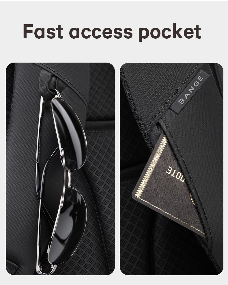 Waterdichte USB Laptop Rugzak – Multifunctionele Backpack Voor 15.6" Laptop