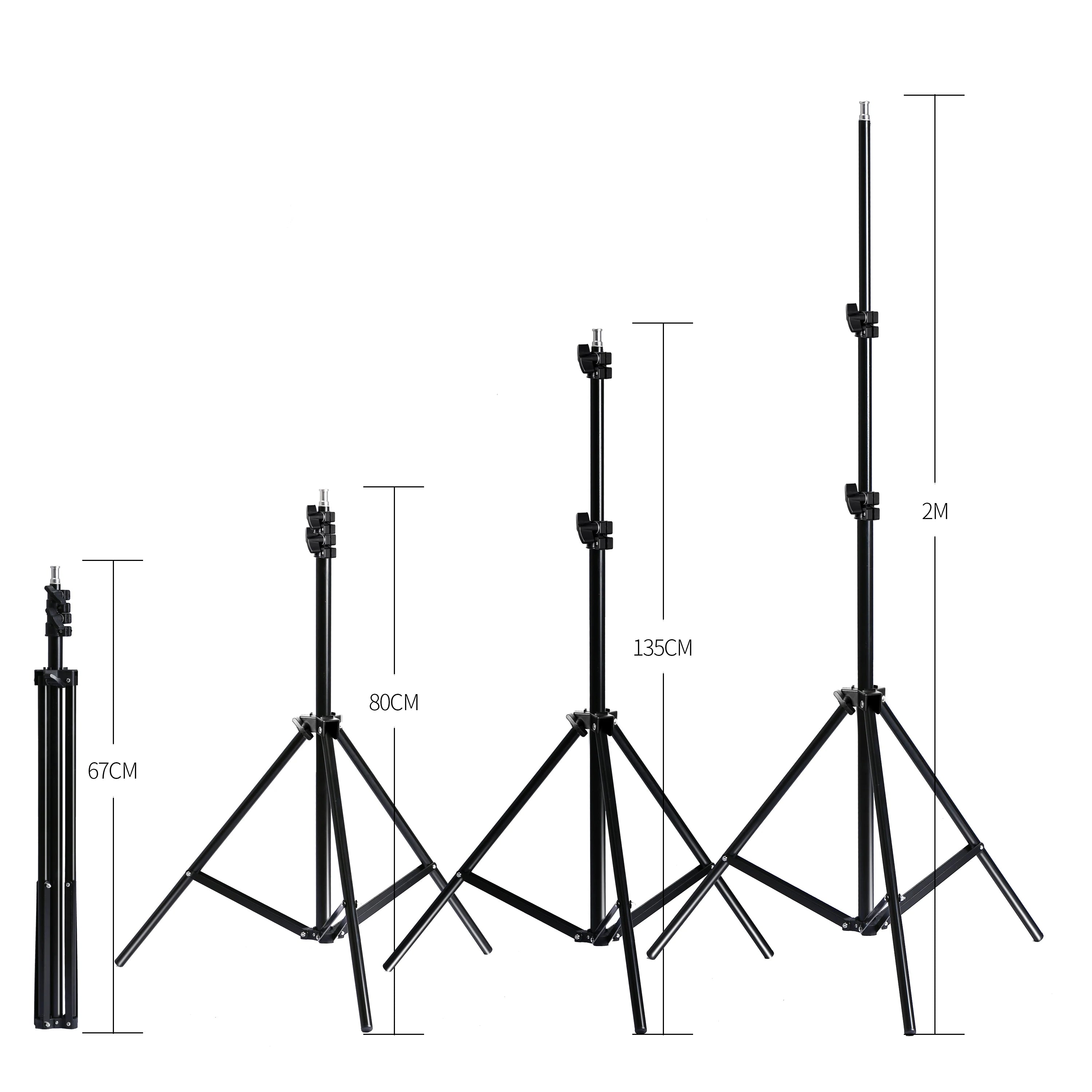 Professionele Fotostudio Softbox Set 2x 50x70 cm LED met Verstelbaar Statief – Studioverlichting voor Fotografie en Video