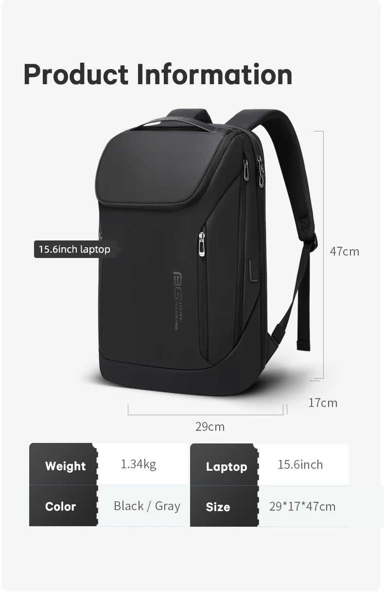 Waterdichte USB‑Oplaad Rugzak 17″ – Reis, School & Business Backpack – Anti‑Diefstal Multifunctionele Rugzak Unisex
