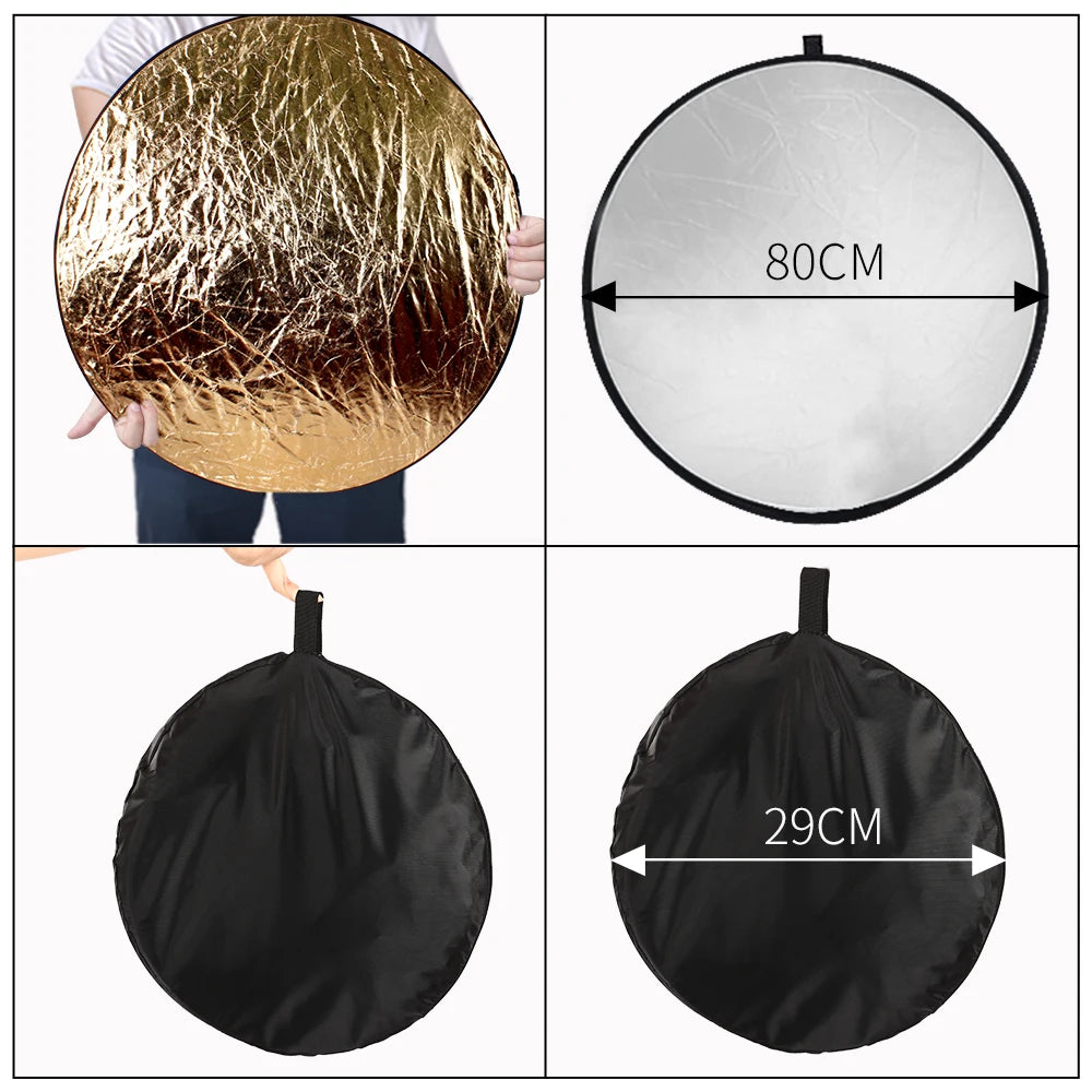 Fotografie Reflector Set 2,6x3M – 5-in-1 Softbox, Paraplu’s, Achtergrondstandaard en LED Studioverlichting voor Professionele Foto’s