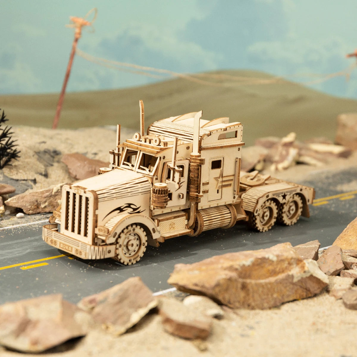 3D Houten Puzzel Model – Stoomtrein, Auto & Jeep – Educatief Bouwpakket DIY voor Kinderen en Volwassenen