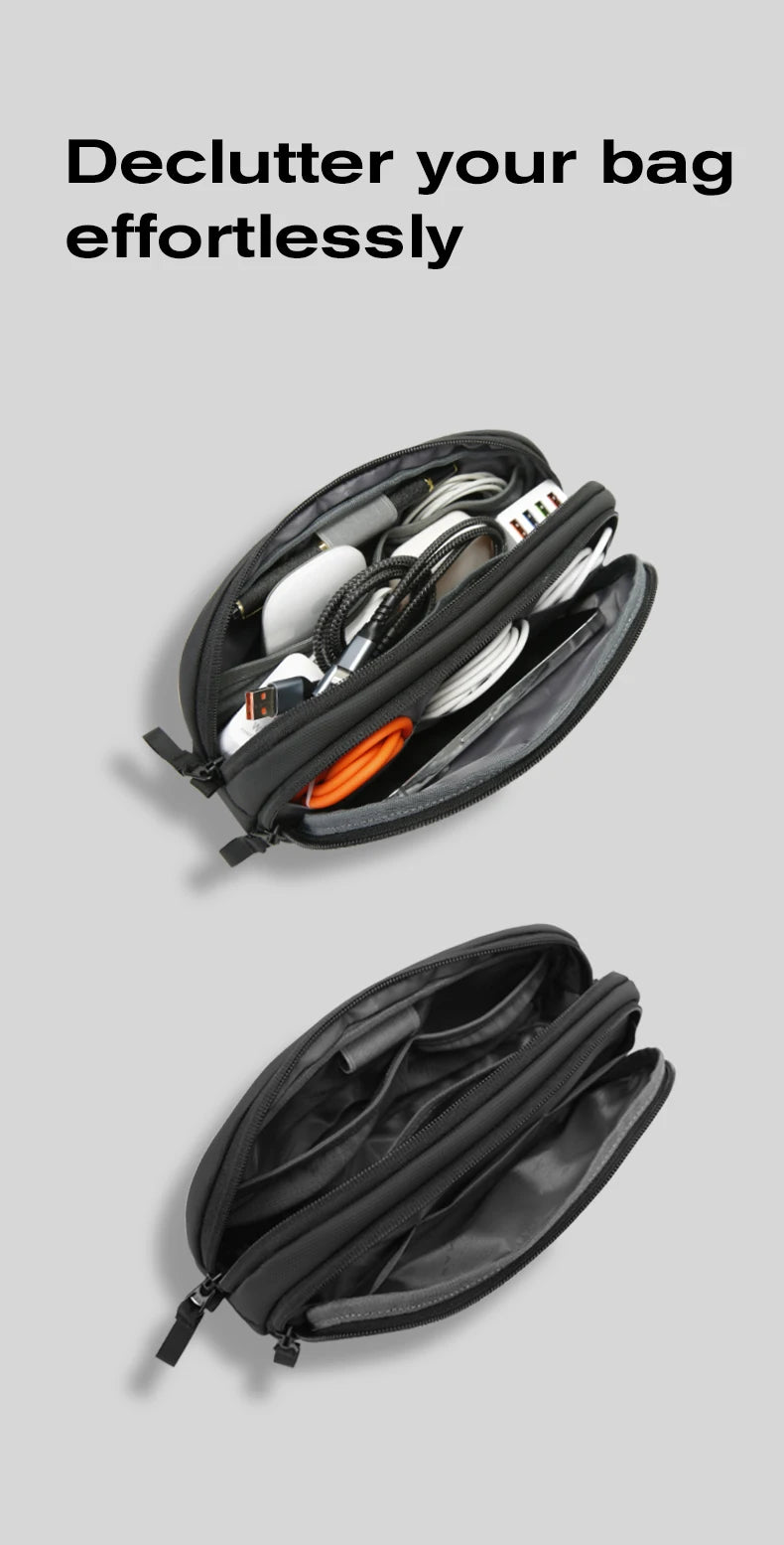 Licht Waterdichte USB Kabel Organizer Tas – Draagbare Elektronica Reis‑Opbergoplossing