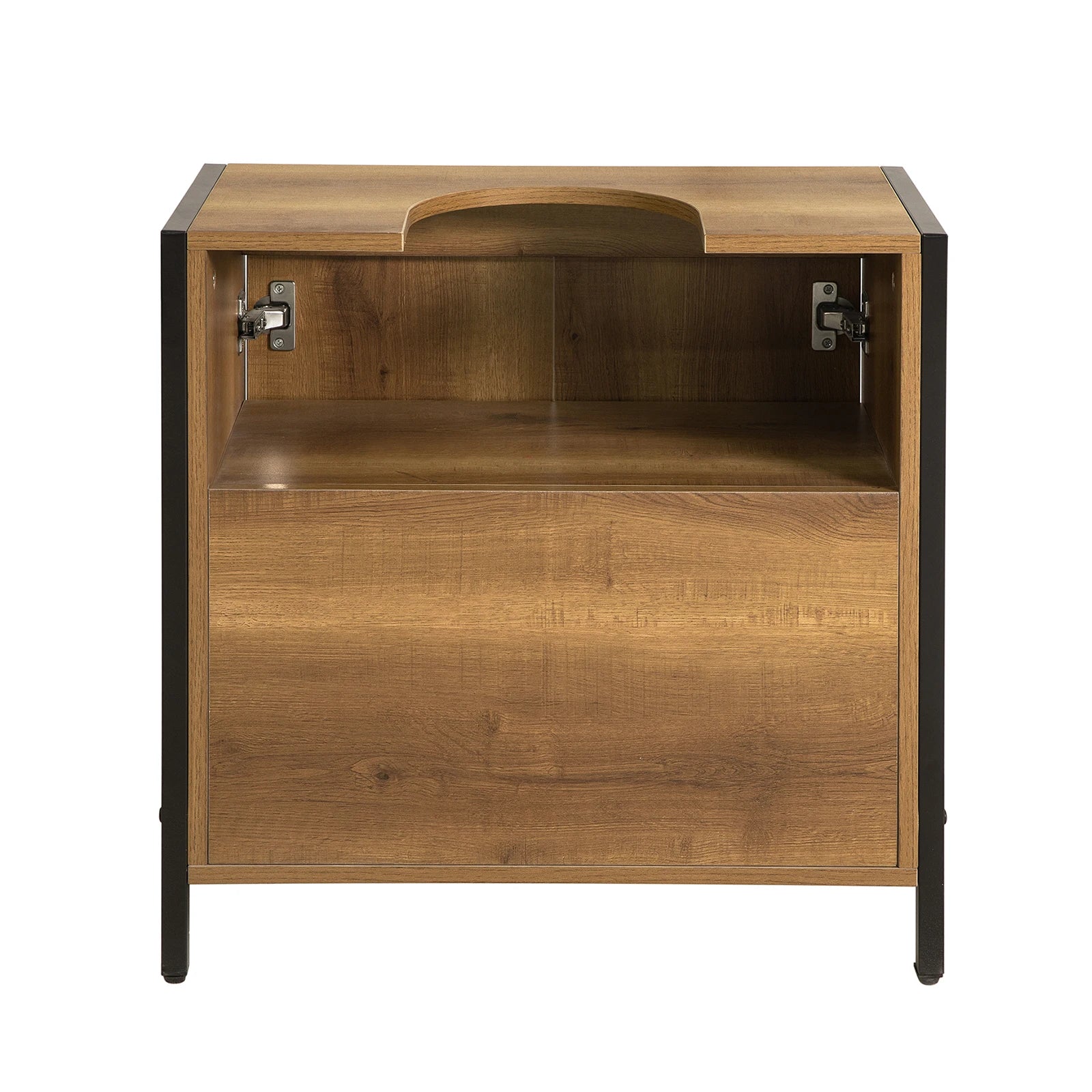 Vintage wastafelonderkast badkamermeubel – 60×60×30 cm