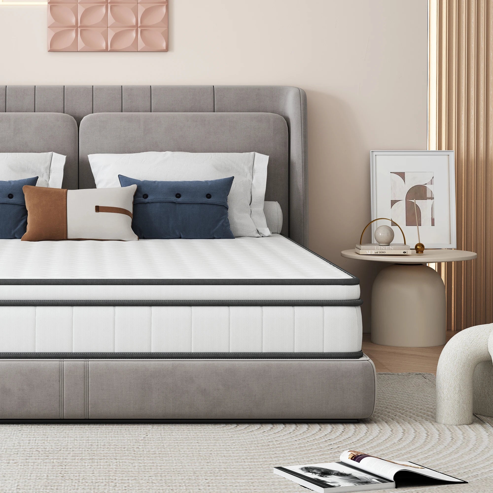 Pocketveringmatras 90–140x190/200 cm Medium – Comfort en Ondersteuning voor Goede Nachtrust