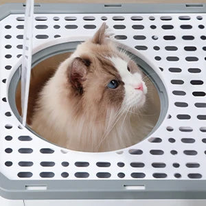 Kattenbak met lade en deksel – ruime kattenbak voor katten tot 15 kg