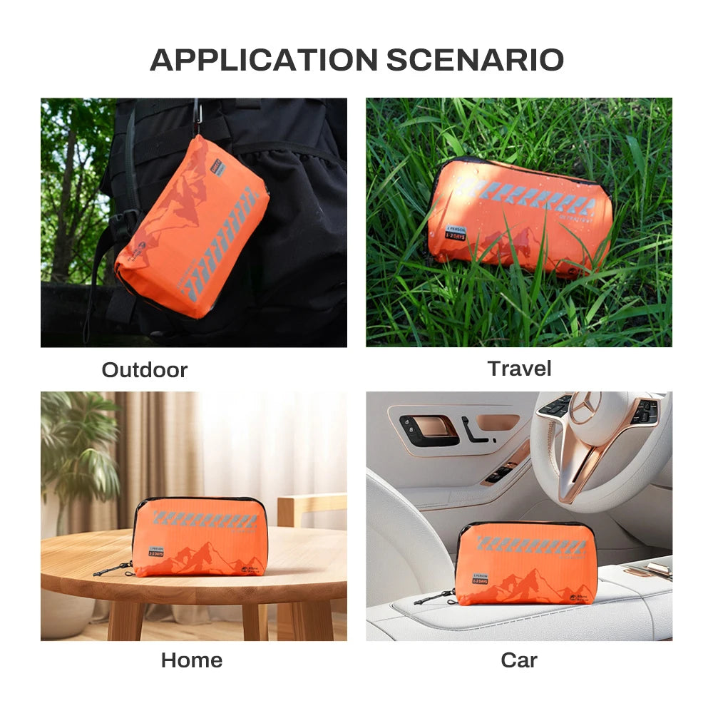 Waterdichte Outdoor EHBO‑set – Complete Eerste Hulp Kit voor Reizen, Wandelen & Auto