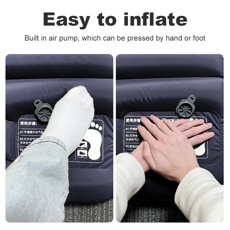 Ultralichte Zelfopblazende Campingmat – Comfortabel Luchtbed voor Backpacken, Wandelen & Outdoor