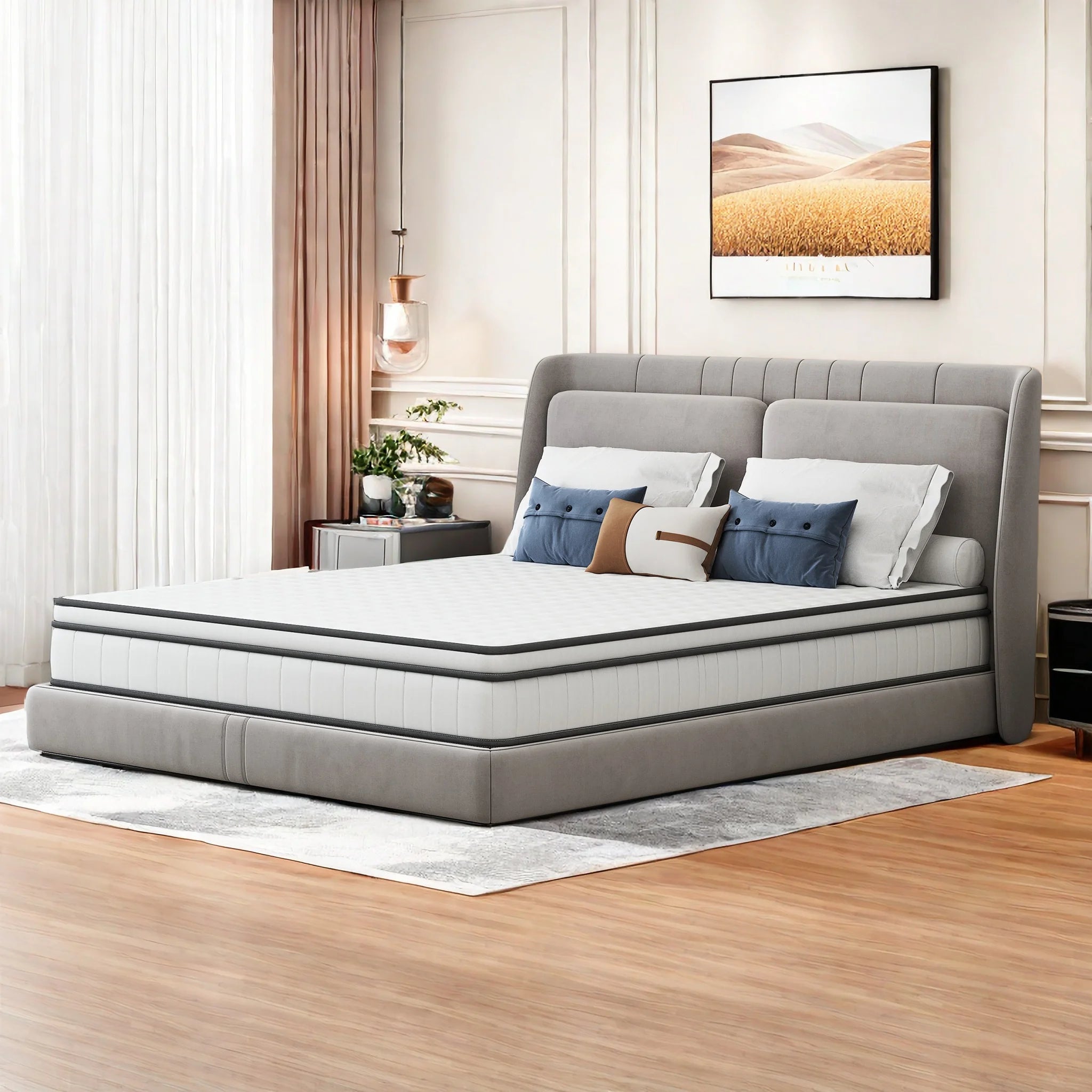 Pocketveringmatras 90–140x190/200 cm Medium – Comfort en Ondersteuning voor Goede Nachtrust