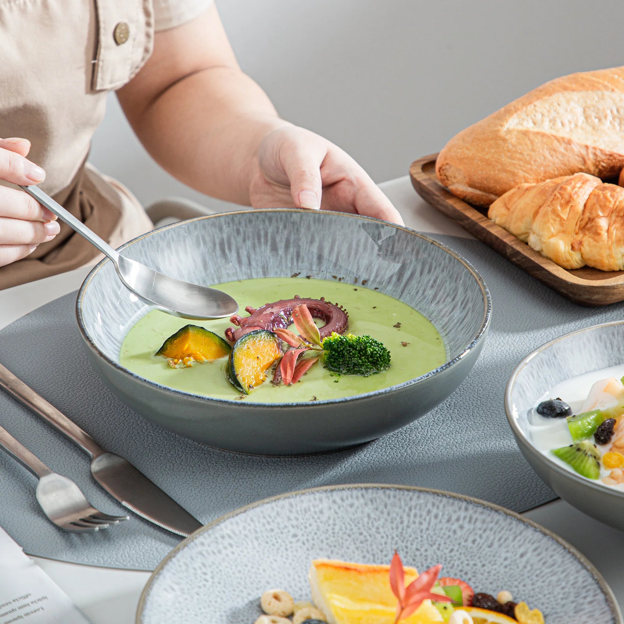 Steengoed Servies Set – 16/32/48-delig voor 4-12 Personen