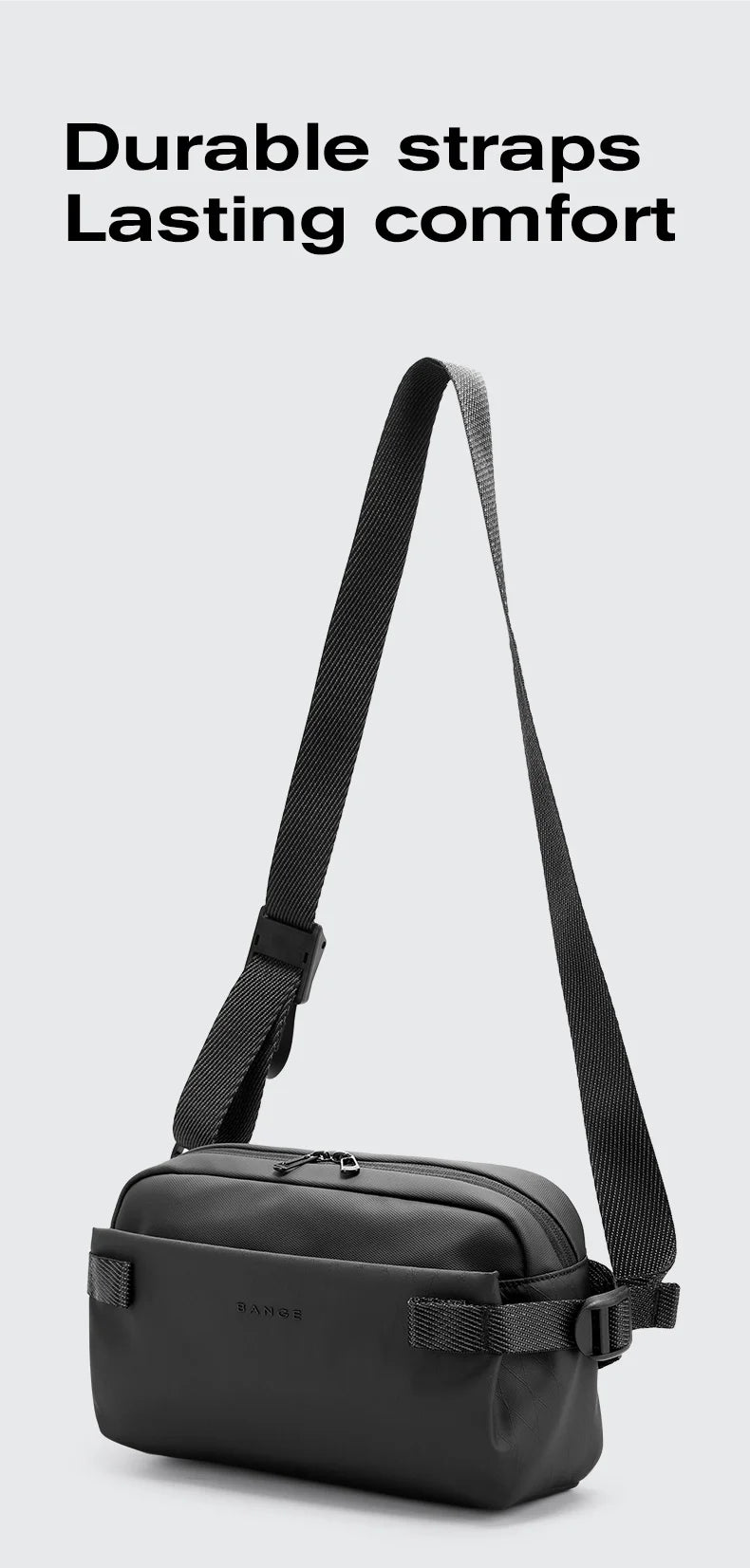 Waterdichte Crossbody Tas – Lichtgewicht Sling‑Schoudertas Voor Dagelijks Gebruik | Unisex Reis‑ & Stadsbag