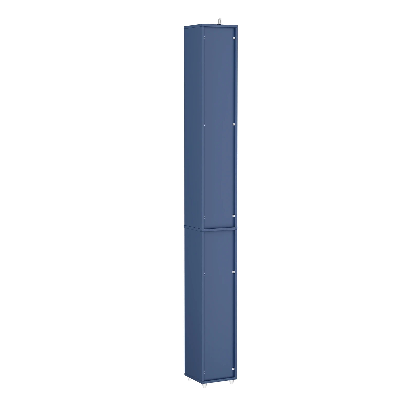 Hoge, Smalle Badkamerkast 20×180×20 cm – Vochtbestendige Opbergkast met Lade en Verstelbare Planken