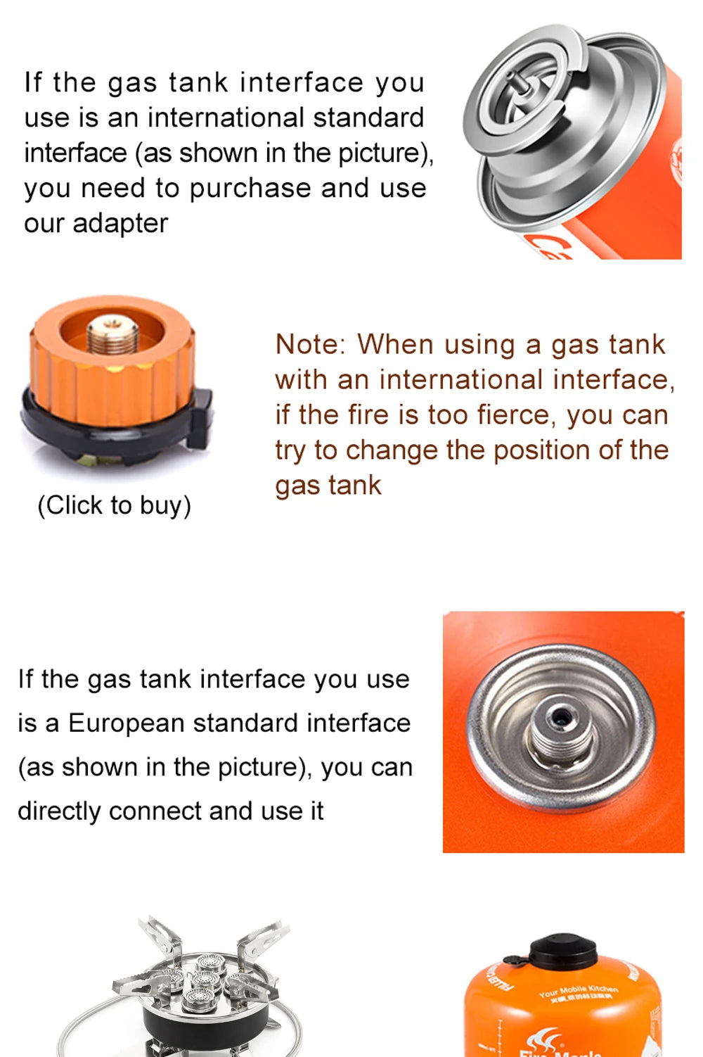 Draagbaar 8800W Camping Gasfornuis – Hoge Vermogen Outdoor Brander Voor Kamperen & Picknicken