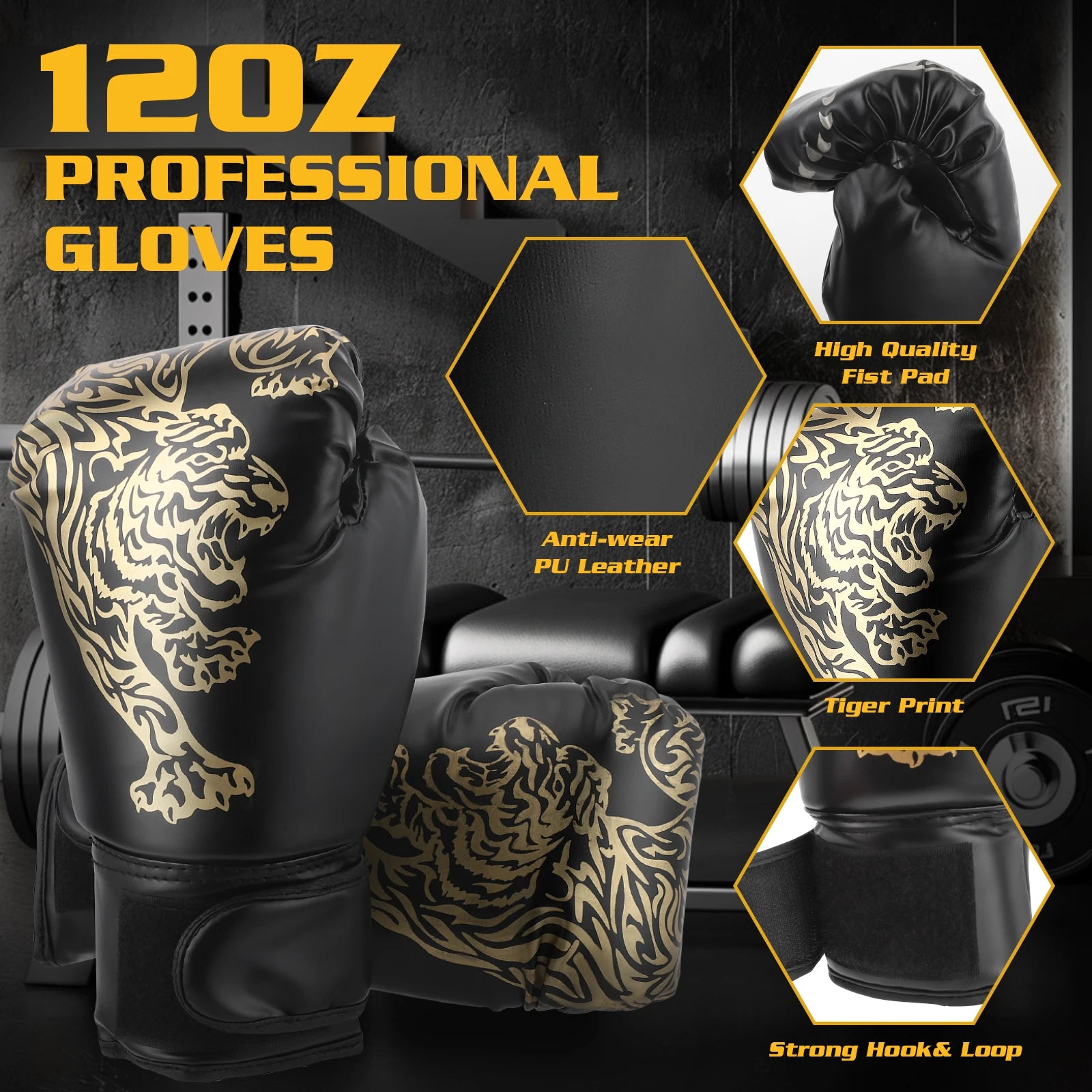 Bokszak Set Volwassenen Hangend – Complete Kickboks & Muay Thai Trainingsset met Handschoenen en Reactiebal