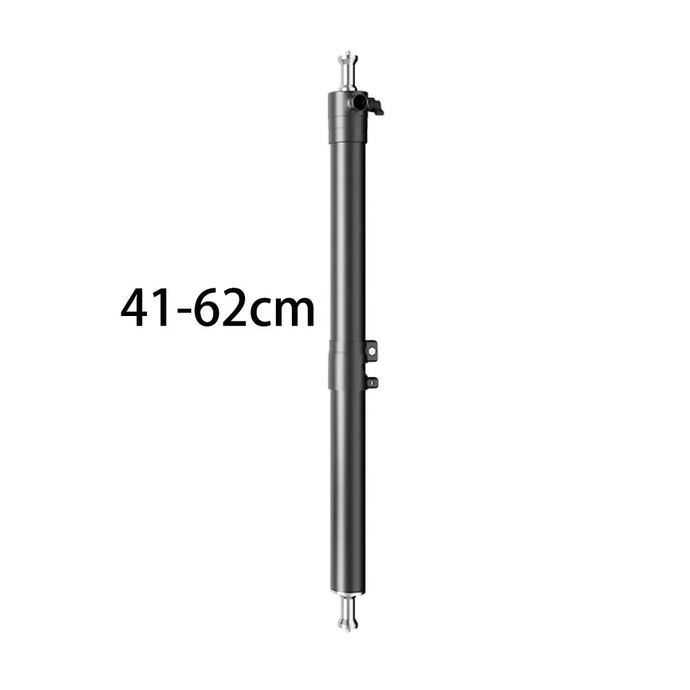 Metalen Vloerlampstatief met Wielen – Fotografie Statief 24‑125 cm Hoogte – Lichtgewicht en Multifunctioneel