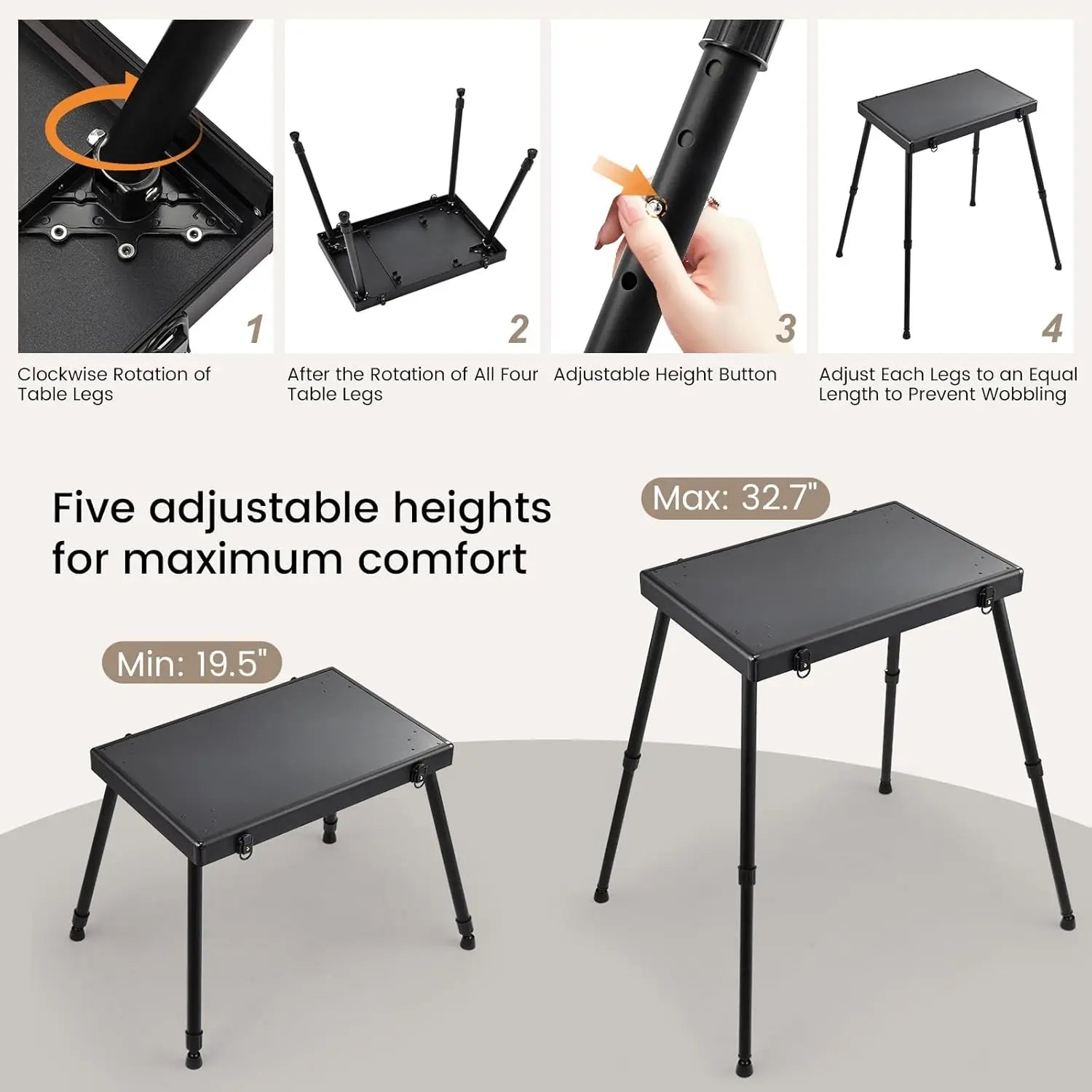 Mobiele Manicure Tafel met 5 Lades – Rijdende Nageltafel op Wielen – Opvouwbaar en Ruim Opbergstation voor Nagelstudio en Thuisgebruik