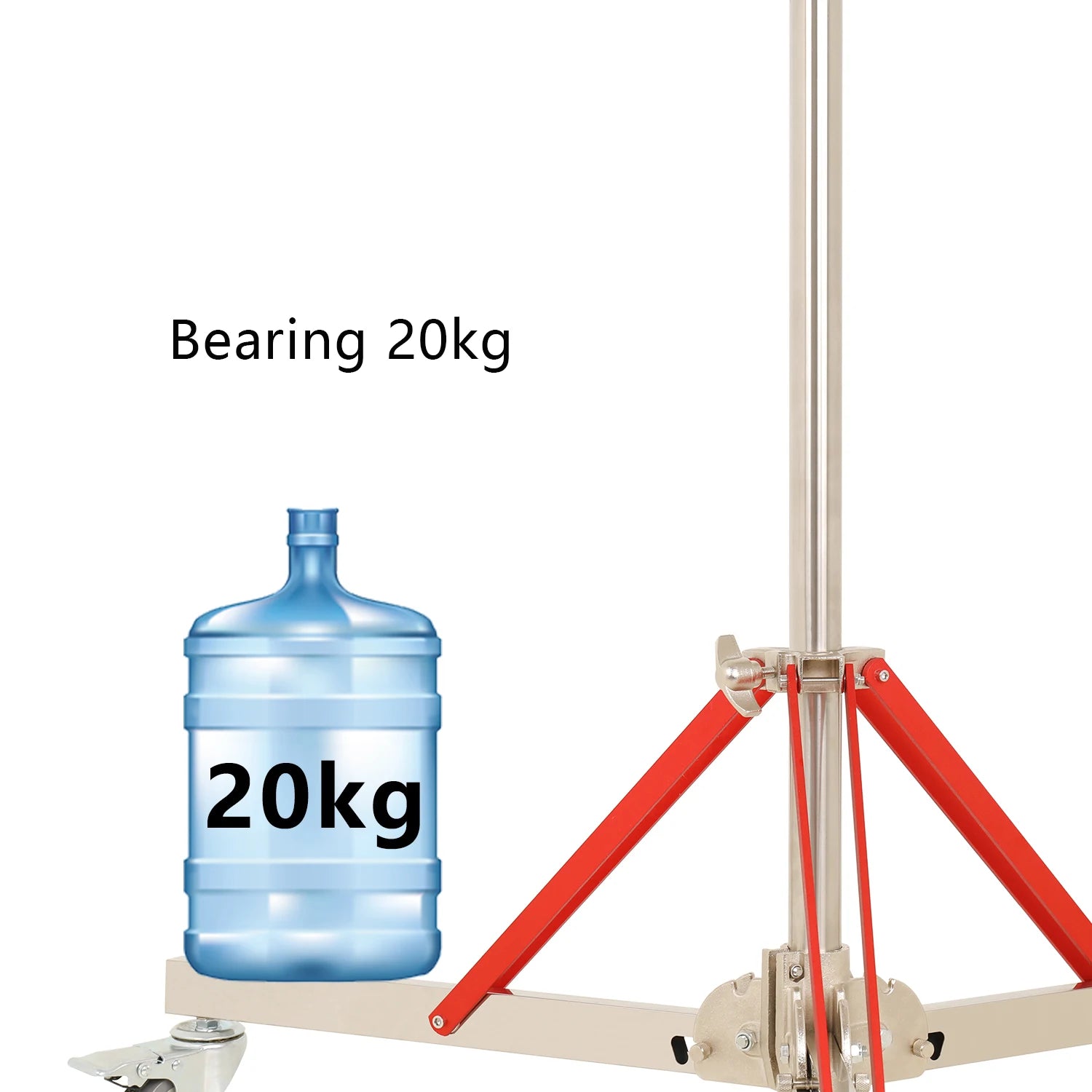 Professioneel 320 cm C-Stand Statief met 3 Wielen – Verstelbaar Fotografie Statief voor Camera’s en Videoproducties
