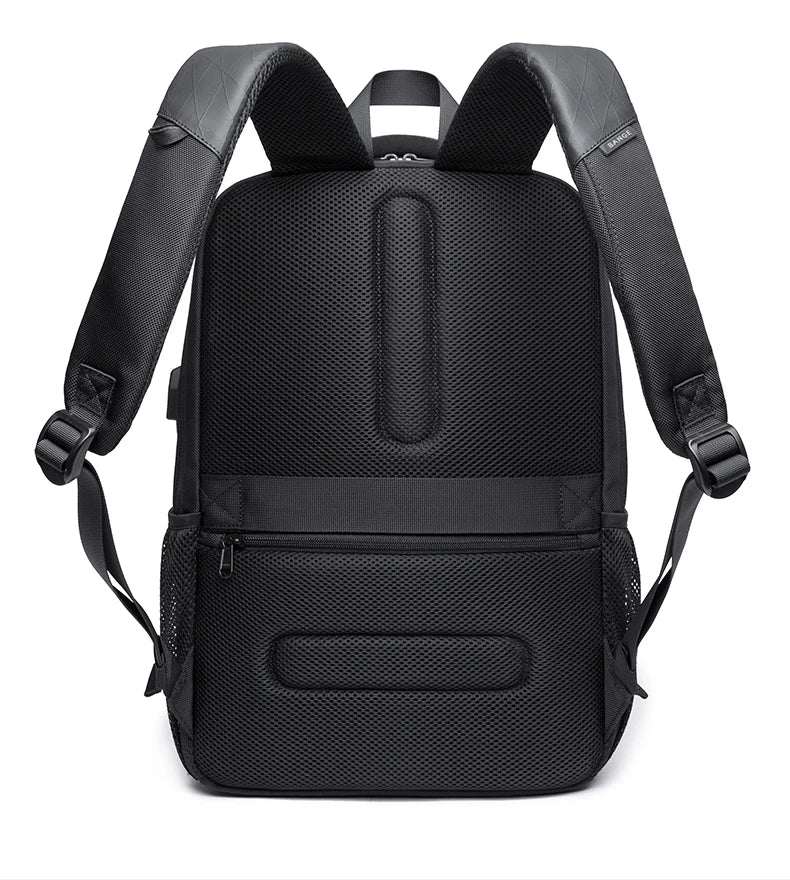 Waterdichte Rugzak met USB‑Oplaadpoort – Laptoprugzak 15,6″ Unisex School & Reis
