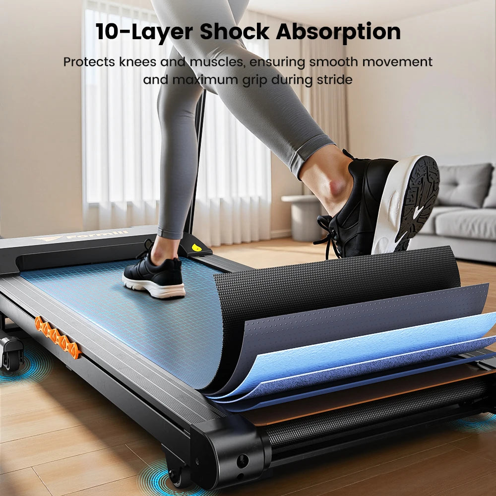Opvouwbare Loopband – 3.0HP Motor, 15% Helling, Stil en Krachtig voor Thuisgebruik