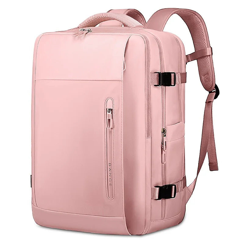 Grote Waterdichte Rugzak Voor 15.6" Laptop | USB‑Oplaadpoort & Nat‑Droog Vak | School, Werk & Reizen