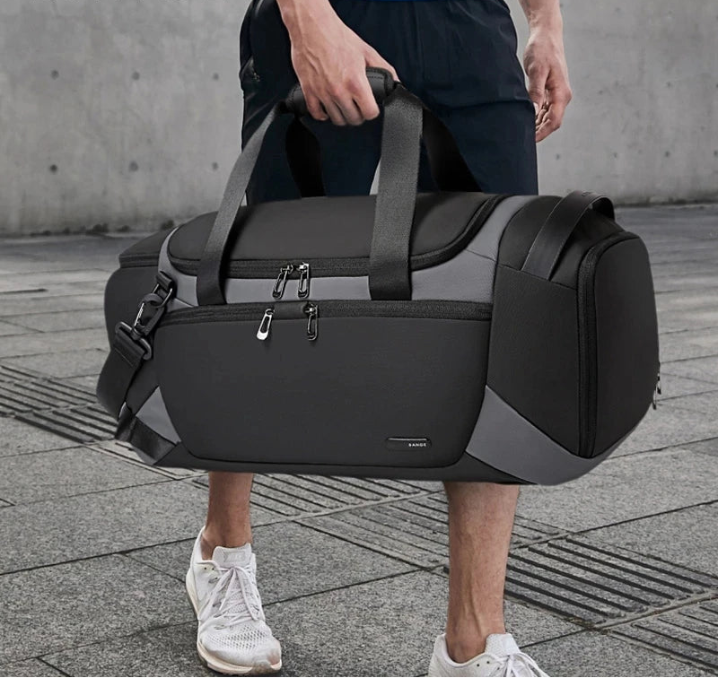 Waterdichte Sporttas voor Mannen – Gym & Fitness Training Outdoor Reistas Met Scheiding Droog/ Nat