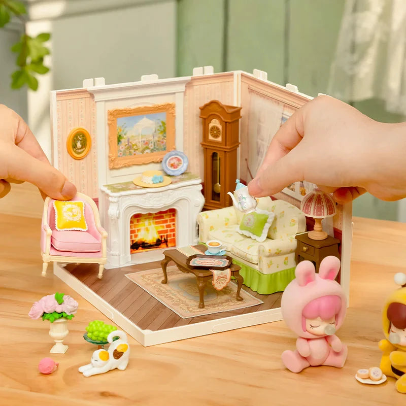 DIY Miniatuurhuis Kit – Creatief Knutselpakket voor Volwassenen en Kinderen – Sfeervol Kerst- en Verjaardagscadeau