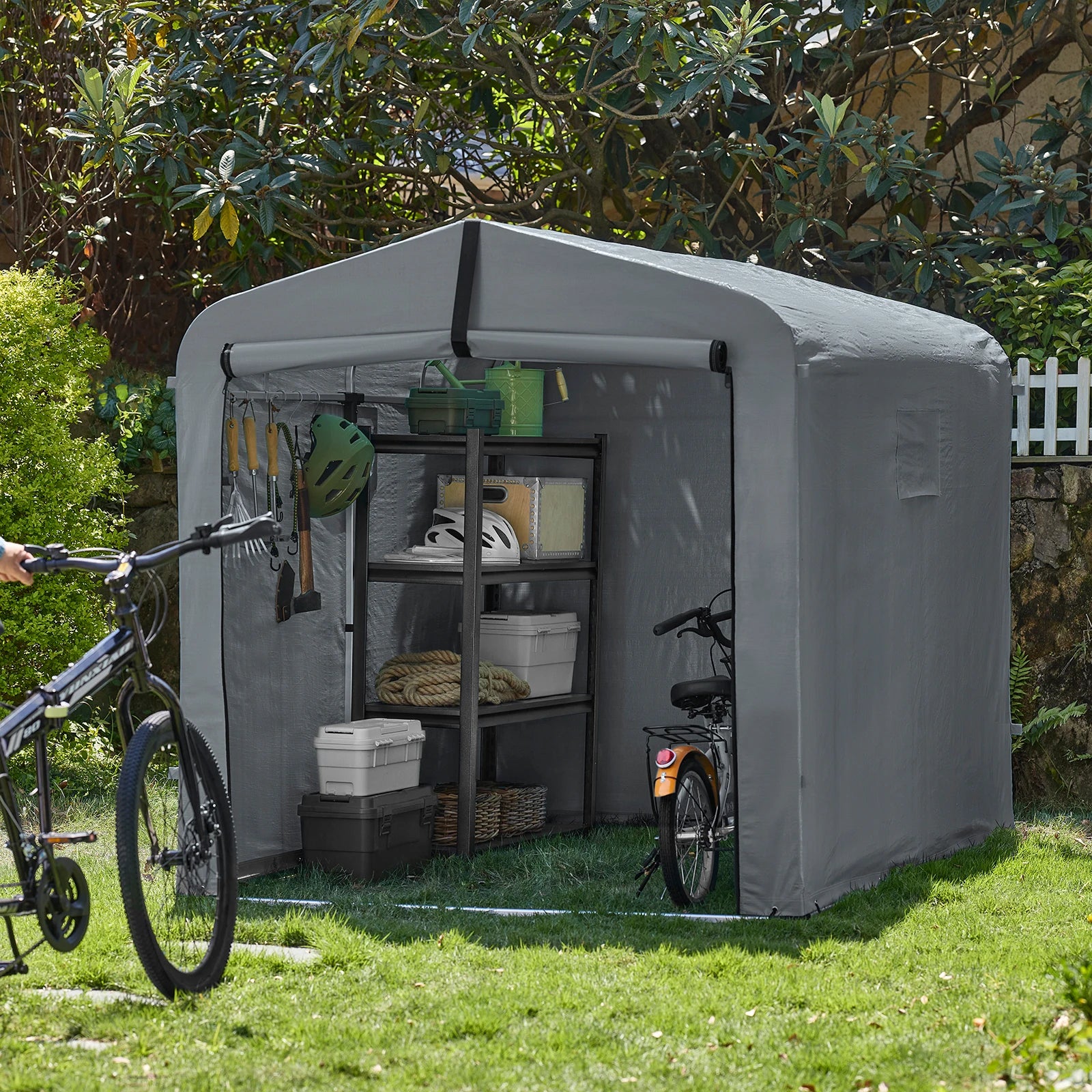 Waterdichte Fietsenstalling Cover – Fietsenberging Buiten Bescherming tegen Weer en Wind