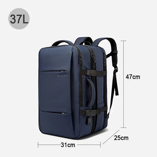 Grote Waterdichte Uitbreidbare Rugzak – 17,3″ Laptop, Grote Capaciteit Voor Reizen, Hiking & Zakelijk
