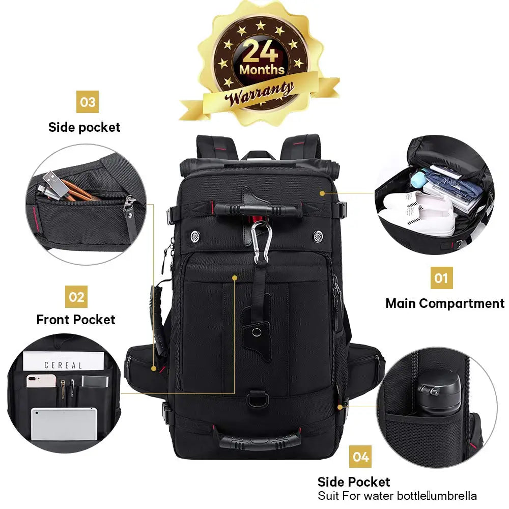 Waterproof Comfort & Functional Oxford Reisrugzak – 20‑35L Outdoor & Travel Backpack