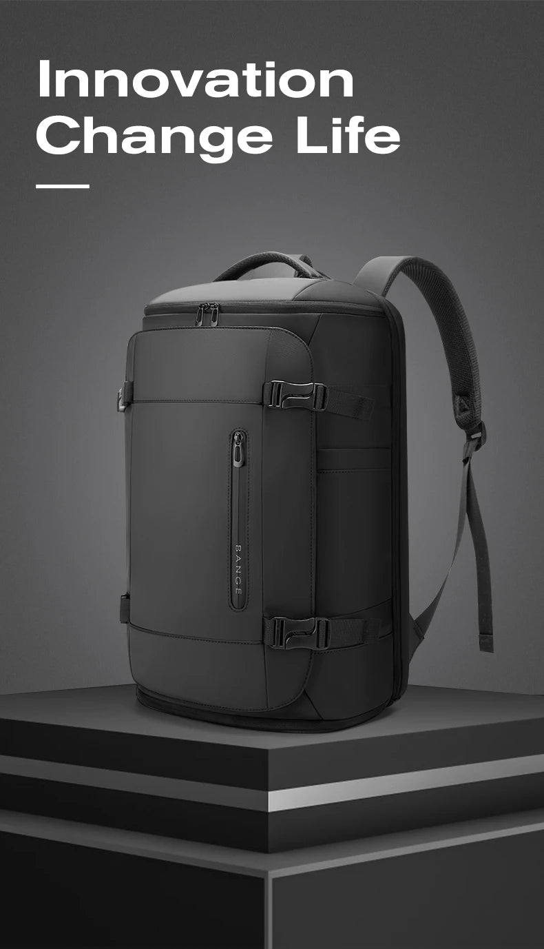 Grote Waterbestendige Rugzak – 36‑55L Voor Sport, Reis, Work & Outdoor Met Schoenvak & Laptopvak