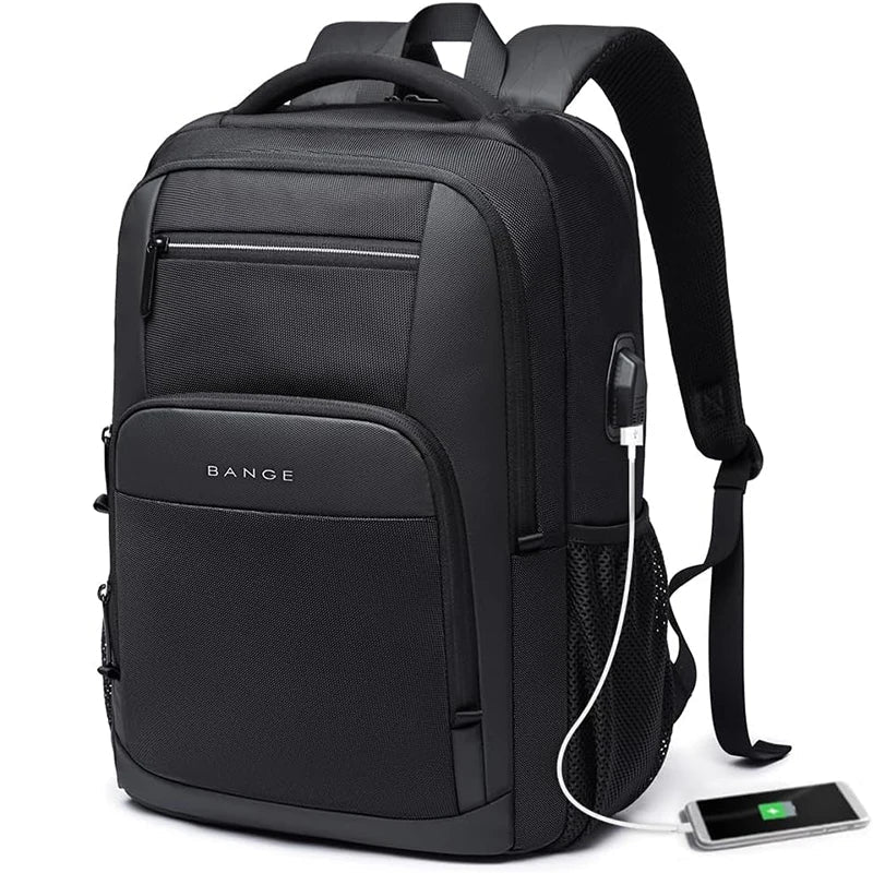 Waterdichte Rugzak met USB‑Oplaadpoort – Laptoprugzak 15,6″ Unisex School & Reis