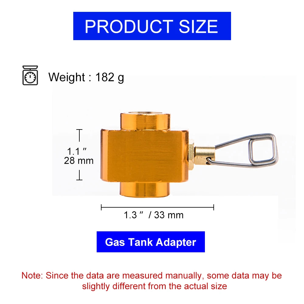 Camping propaan navuladapter – efficiënte gasfles refill tool voor kampeerkooktoestel
