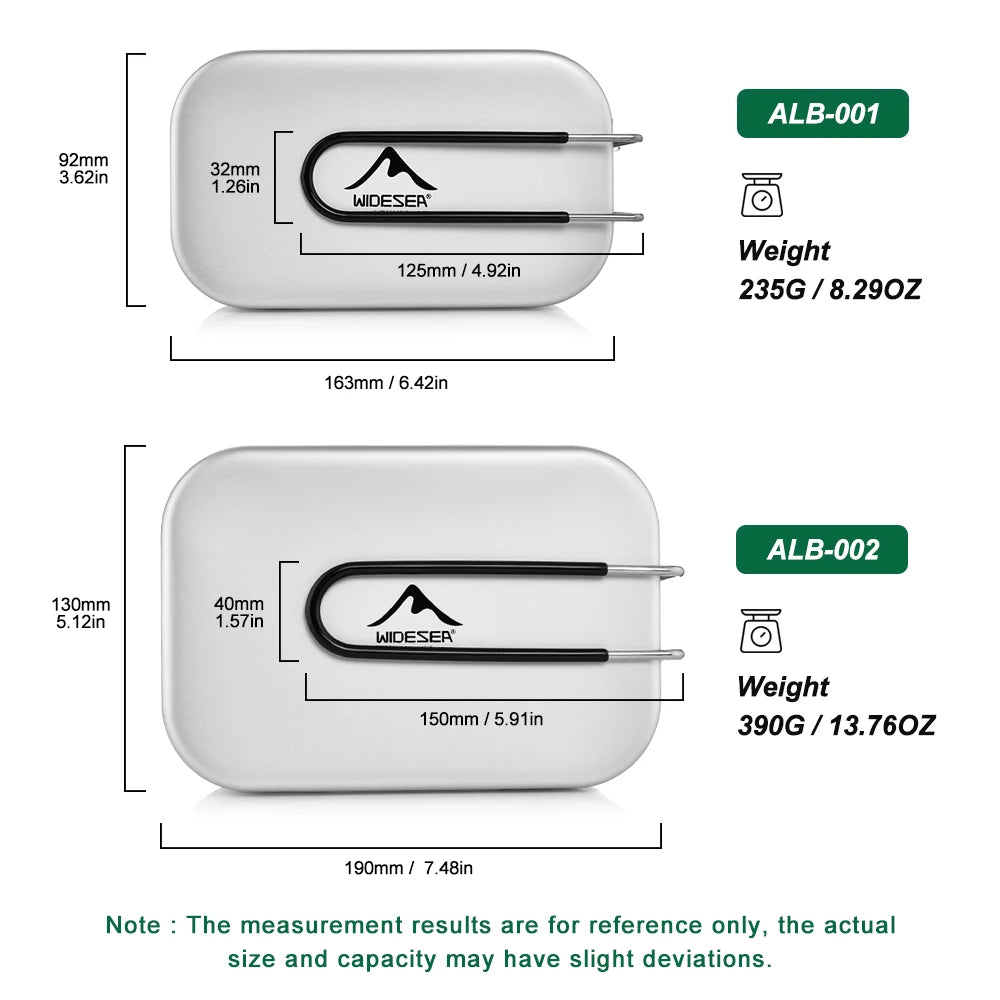 Aluminium Lunchbox & Outdoor Kookset met Drukontlasting – Camping Kookgerei