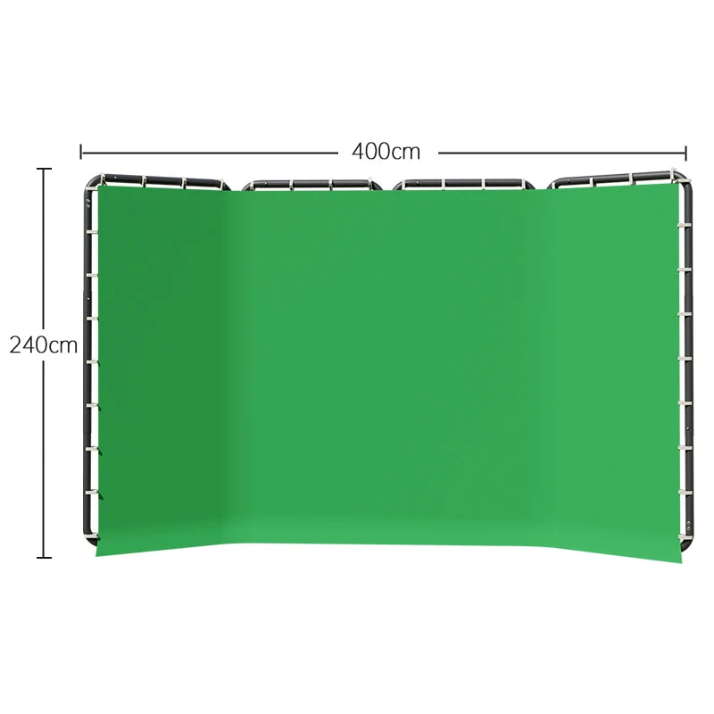 Achtergrondstandaard Fotografie 240x400 cm – Professioneel Groenscherm Frame voor Video en Studio Opnames