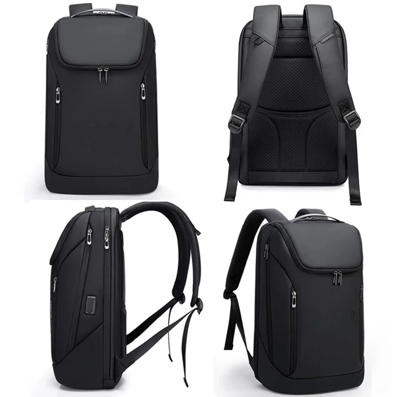 Waterdichte USB‑Oplaad Rugzak 17″ – Reis, School & Business Backpack – Anti‑Diefstal Multifunctionele Rugzak Unisex