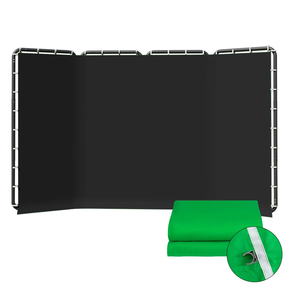 Achtergrondstandaard Fotografie 240x400 cm – Professioneel Groenscherm Frame voor Video en Studio Opnames