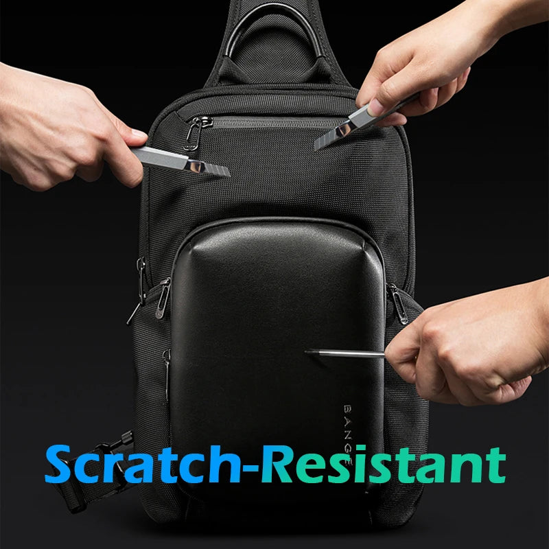 Draagbare Crossbody Reistas – Waterdichte Schoudertas Voor Mannen - Chest Bag Voor 11 Inch Tablet