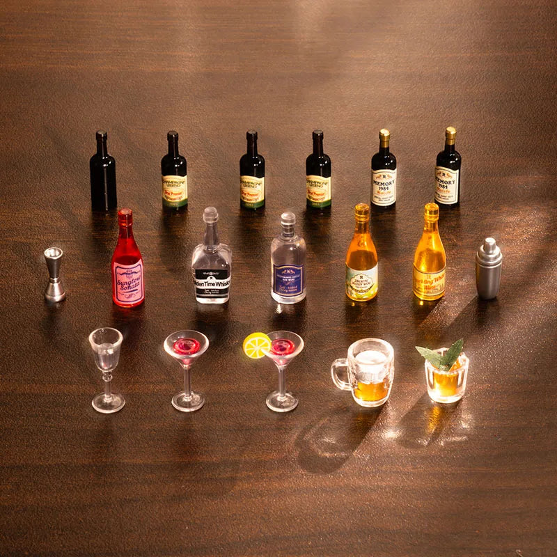DIY Houten Miniatuur Poppenhuis – Cheers Bar Model met LED Verlichting – Educatief Bouwpakket voor Volwassenen en Kinderen
