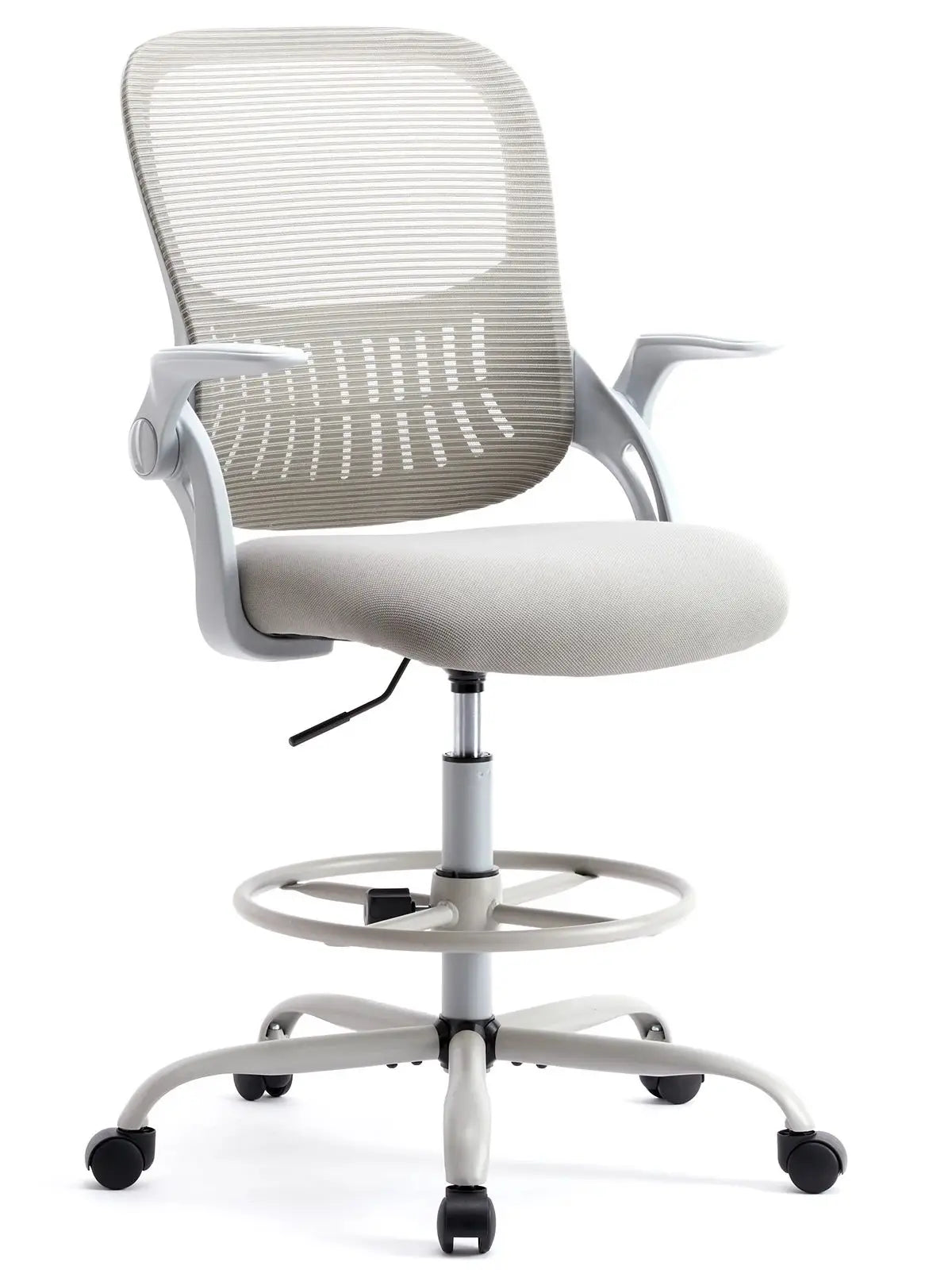 Ergonomische Mesh Bureaustoel – Comfortabele Kantelbare Bureaustoel met Lendensteun en Wielen